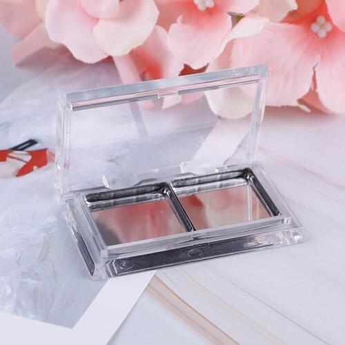 1Set Pigment Palette Case Stainless Steel Empty Magnetic Case Eyeshadow Pigment Palette Pans Makeup Makeup Eye Shadow