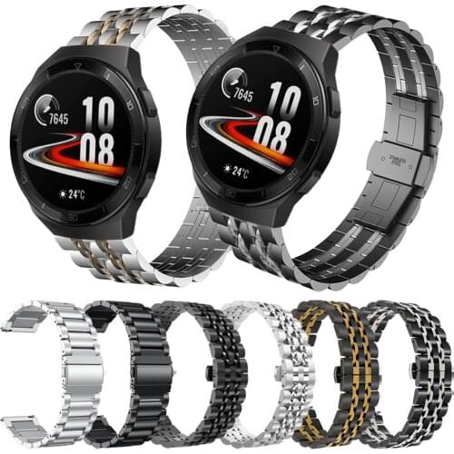 Classic Metal stainless steel Wrist Band For Huawei Watch GT 2e Smartwatch Strap for GT 2 46mm Honor GS Pro Bracelet Watchbands