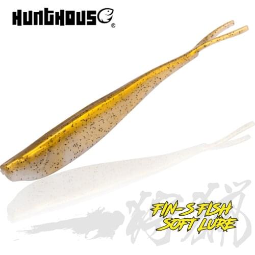 Hunthouse Texpose 4pcs/Lot Silicone fishing lure 144mm 9g easy shiner soft baits Forktail Silicone bait for fishing bass