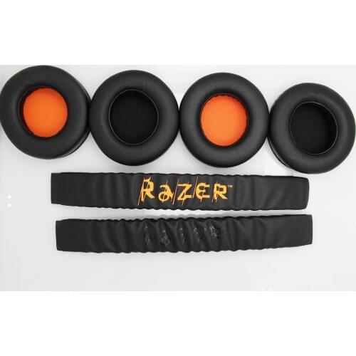 Replacement Headband Ear Pads Cushions Cover Earmuffs For Raze Kraken 7.1 Pro Gaming Headphone