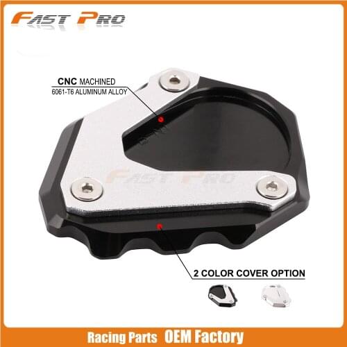 CNC Foot Side Stand Plate Pad Enlarger Extension Pad For BMW R900RT R1200R R1200RT R1200ST R Nine T R 900 1200 R RT ST 03 04-17