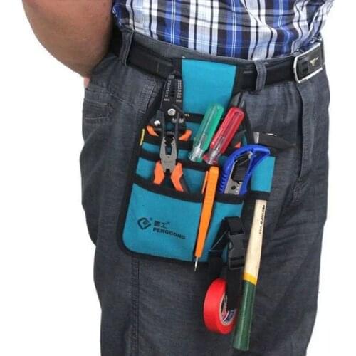 SunRed high quality blue with black electronic 2014 new multifunction canvas small tool pouches 600D NO.113 freeshipping