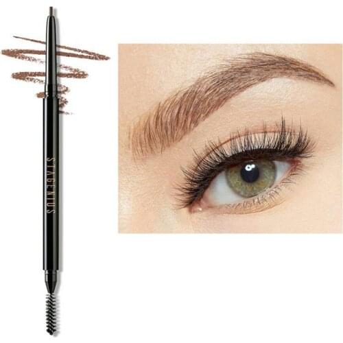 Thin Double-headed Eyebrow Pencil Eyebrow Tattoo Pencil Sketch Long Lasting Waterproof Nib Eyebrow Pencil