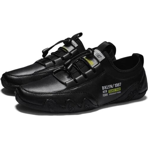 Genuine Leather Breathable Men Shoes Casual Fashion Luxury Driving Shoes Classic Men Lofers Comfy Outdoor Slip on Leather Man