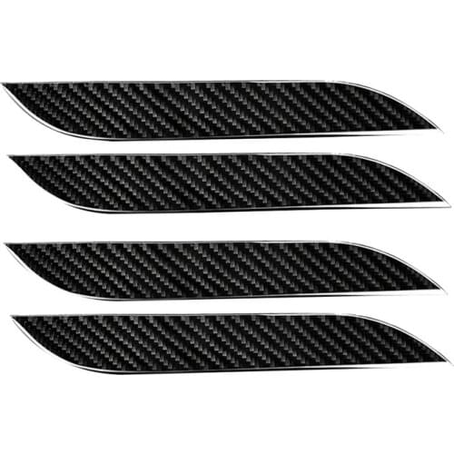 Carbon Fiber Car Exterior Door Handle Cover Scratch Protector for Tesla Model S