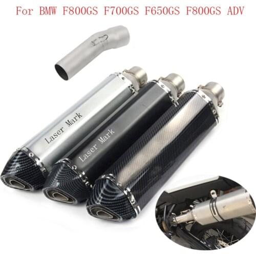 Motorcycle Exhaust Muffler Escape Baffle Middle Mid Link Pipe for BMW F650GS F700GS F800GS F800GS ADV
