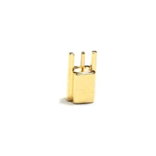 1pc NEW MMCX Female Jack RF Coax Connector PCB Mount With solder post Straight Goldplated wholesale
