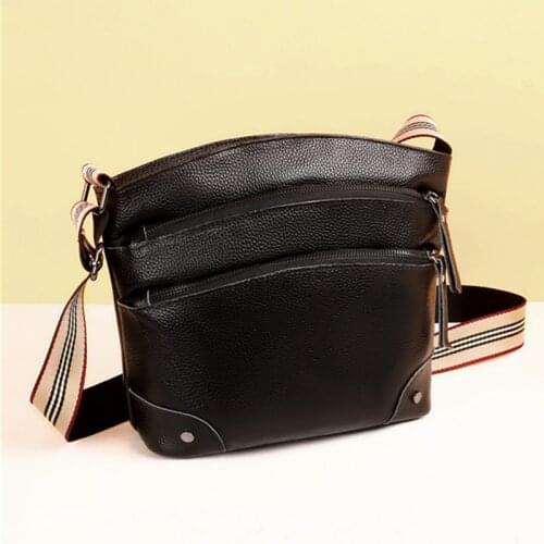 100% Soft Cowhide Women Shoulder Bag High Quality Genuine Leather Handbag Womens bag Designer Luxury Large Female Messenger Bag