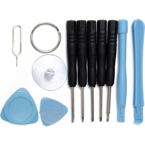 11PCS/Set 11 in 1 Cell Phones Opening Pry Repair Tool Kits Smartphone Screwdrivers Tool Set for iPhone Samsung