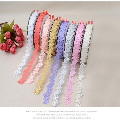 20yard 25mm flower shape DIY gift box packaging Ribbons for Crafts Bow Handmade Gift Wrap Party