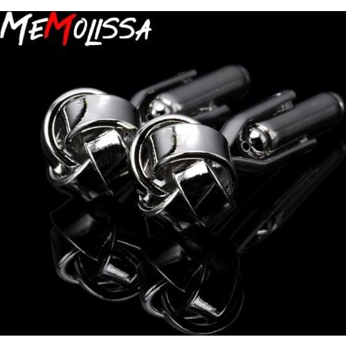 MeMolissa 3 pairs Luxury Brand cuff buttons Silver gemelos Crystal cuff links High Quality abotoadura shirt cufflinks for mens
