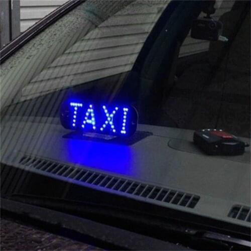 4 Color 12V 45 LED Car Taxi LED Neon Board Light Windscreen Cab Indicator Lamp Sign Bulb Windshield Taxi Roof LED Top Light Lamp