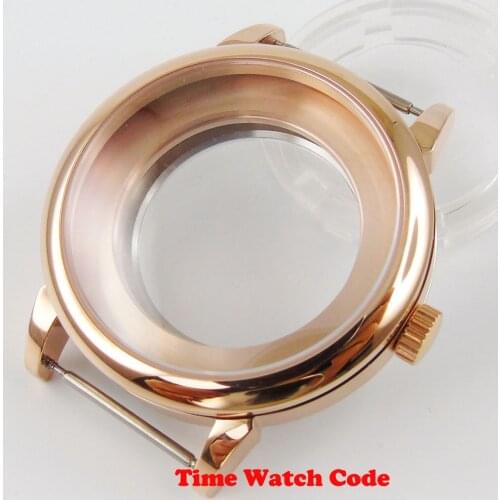 40mm golden Watch Case Parts fit for 2813 ETA 2836 2824 Miyota 8215 8205 821A Automatic movement Corgeut Polished Case