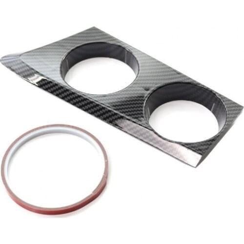 Car Cup Holder Replaceable Good Hardness Carbon Pattern Car Windshield Lateral Bottle Stand for BMW 1 Series E87 2004-2011