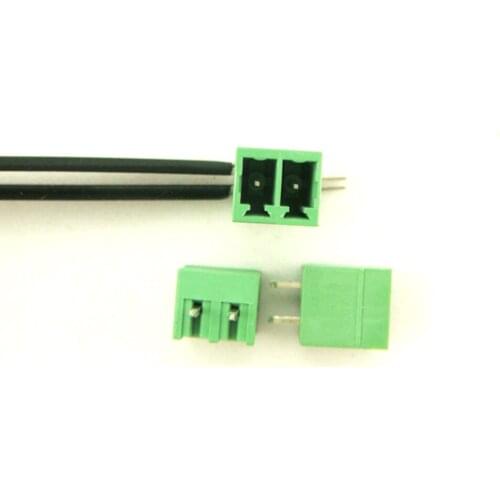 Free shipping (100pcs/lot) 15EDGK-3.81-2P + 15EDGVC-3.81-2P Straight Pin Screw Terminal Block Connector Pluggable type