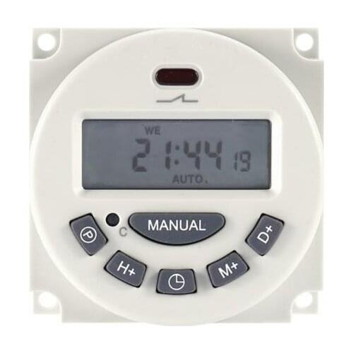 50pcs L701 DC AC Digital LCD Power Timer Programmable Time Switch 16A timers groups of programs 12V 24V 110V 220V SN2818