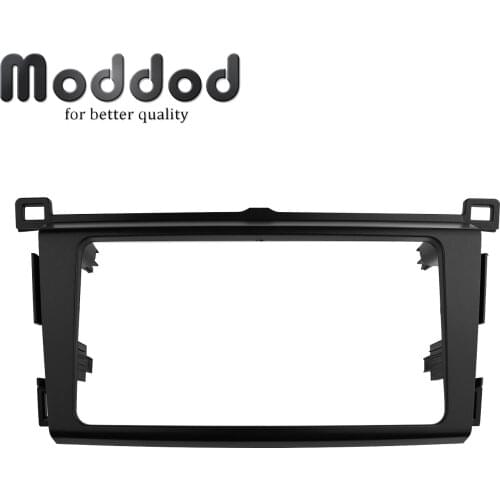 Double Din Car Radio Fascia For Toyota RAV4 2013+ Stereo Fascia Dash Mounting CD Trim Installation Kit Face Frame CD DVD Bezel