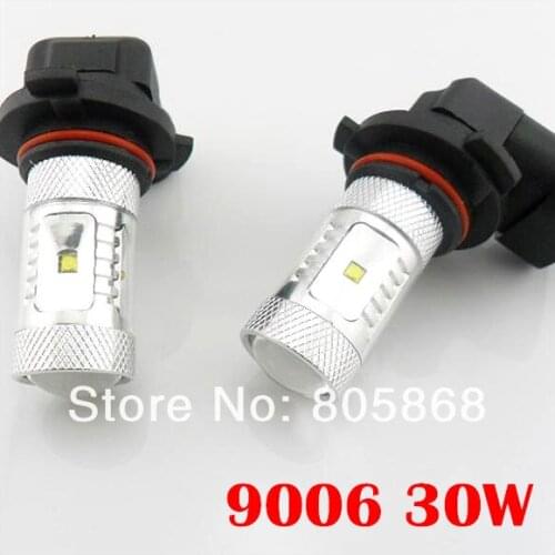 Hb4 9006 led 30w cree chips led auto car high power lights led driver day time running bulbs lamps uv long life time