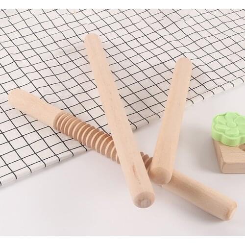 Hot Wooden Sticky Roll Pastry Pastry Flour Cake Dough Roll Kitchen Wood Rolling Pasta Baking Tools Pastry Board Tools