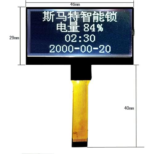 LX12864T2 12864 dot matrix screen COG12864 LCD display LCD display 12PIN