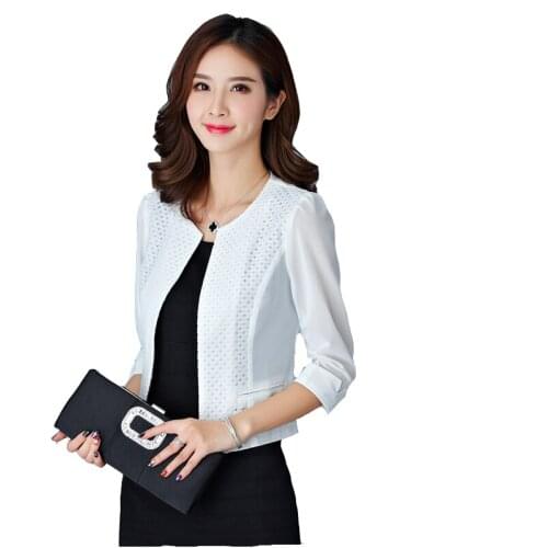 Small suit female jacket 2021 spring and summer new casual womens small suit Slim thin short temperament short jacket W318