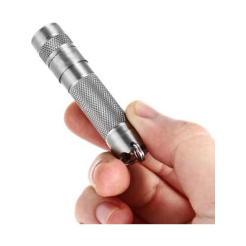 Mini Key Ring Flashlight XP-G2 Tiny AAA Titanium Alloy Magnet LED Flashlight WIth Waterproof Ring Spare Emergency Flashlight