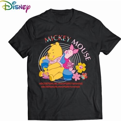 Pooh Bear Edward Pooh Mens Woman T-shirts cotton graphic t shirts Summer Short sleeve tee anime tshirt womens t-shirt Tops