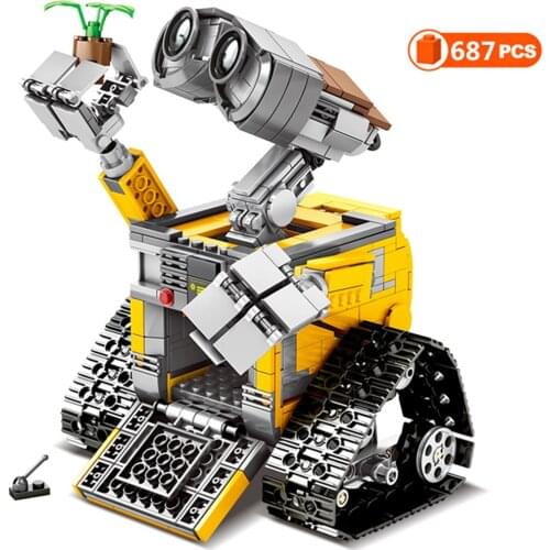 687 Pcs Disney WALL E The Robot Set Toys ABS Action Figures Toys for Children Gifts Anime Action Model Child Birthday Gift Set
