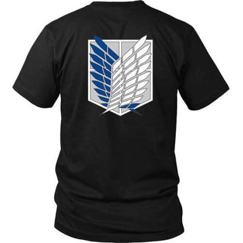 MenS Lastest 2019 Simple Style Attack On Titan Shirt - Military Scouting Legion Classic Attack On Titanche Guevara T Shirt
