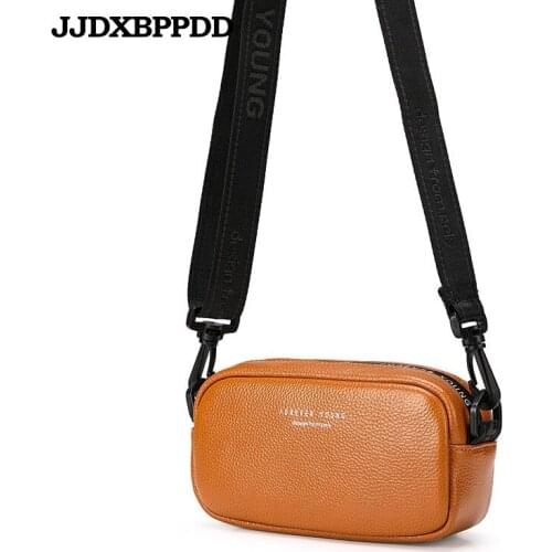New 2021 Fashion Womens Genuine Leather Handbags Luxury Handbags Ladies Small Shoulder Bags Vintage Messenger Bags Cow Leather