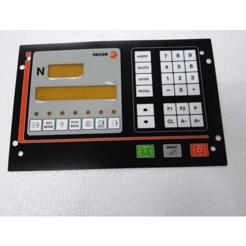 Fagor 101S 102S CNC CNC101S CNC102S HMI Panel Membrane Keypad buttons