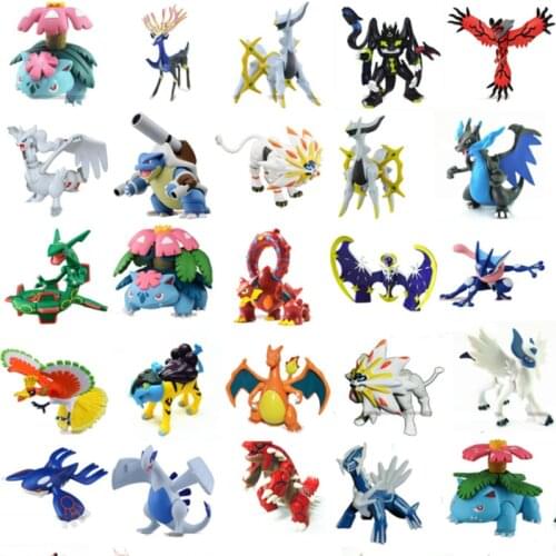 Pokemon Action Figure Dolls Collections Model Toys Pocket Monster Elf Gifts for Children