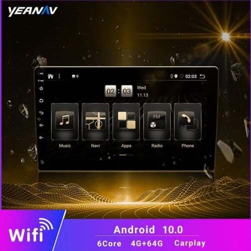 PX6 Android Radio Multimedia Player For Universal Car Radio Player Head Unit GPS Navigation Carplay and Auto 1 Din