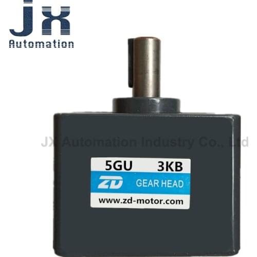 ZD AC Motor Gear Head 5GU Gearbox Reduction Ratio 3-750KB