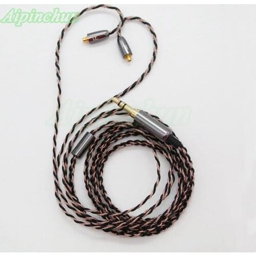 Aipinchun MMCX Headphones Replacement Cable Silver-Plated OCC Wire Core for Shure SE215 SE315 SE425 SE535 SE846