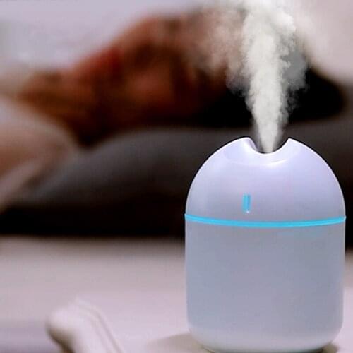 Mini Humidifier for Office Bedroom 3 In 1 USB Spray Air Humidifiers with Fan LED Lighting USB Car Humidifier Mist Maker
