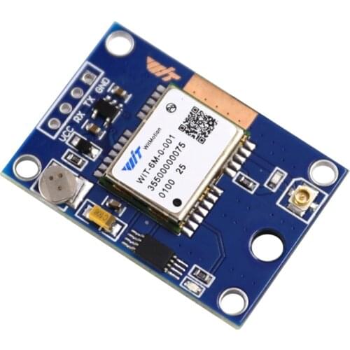 WitMotion High-Precision WT-NEO6M Serial GPS Module, Low-consumption Satalite GPS Sensor, Powerful Signal Searching,UART Output