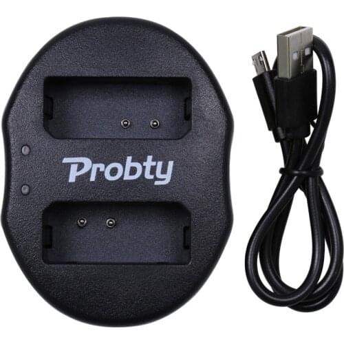 PROBTY LP-E10 LP E10 LPE10 Dual Channel USB Charger For Canon 1100D 1200D Rebel T3 T5 KISS X50 X70 Camera charger