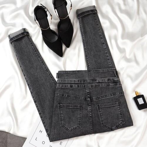 Woman Jeans Pants Autumn and Winter plus Size High Waist Tight Skinny Pants Pantalones Vaqueros Mujer