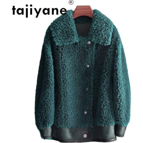 Women Coats Winter 2021 Real Fur Coat Womens 100% Wool Jackets Woman Clothing Street High Quality Mujer Parkas TN1539