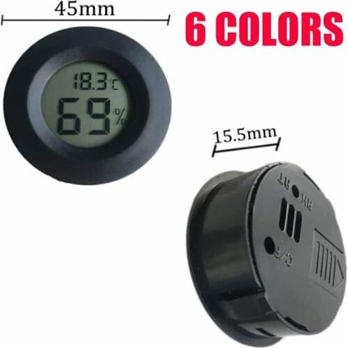1PC Mini Digital Thermometer Hygrometer Temperature And Humidity Indoor Computer Room LCD Instrument Home Sensor High Accurately