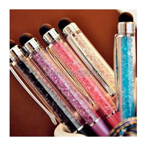 10 pcs/lot Cute pens for diamond ballpoint for phone, touch pen,stationery pen wholesale (dd-7421-1)