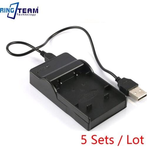 5Sets/Lot BC80L BC-80L USB Charger for NP-80 NP-80DBA NP-82 NP-82DBA Battery Fits Casio Exilim EX-FR10 G1 H5 H50 JE10 N1 N10 N2