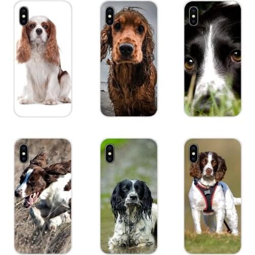 Accessories Phone Cases Covers For Samsung Galaxy A3 A5 A7 A9 A8 Star A6 Plus 2018 2015 2016 2017 English Springer Spaniel dog