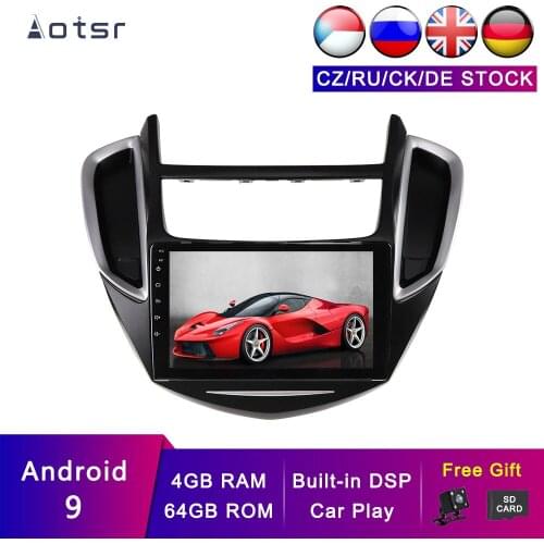 AOTSR Android 9 Car Radio For Chevrolet Tracker 3 2013 - 2019 Multimedia Unit GPS Navigation DSP Stereo CarPlay PX6 AutoRadio