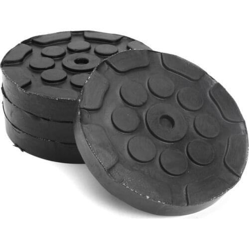 Car Accessories 4Pcs Round Rubber Arm Pads For Car Auto Jacking Lift Dia 120mm Thick 25mm