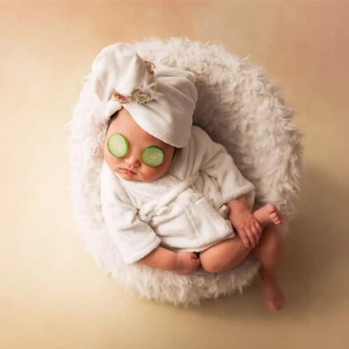 2018 Bathrobes wrap newborn photography props baby photo shoot accessories photograph for studio