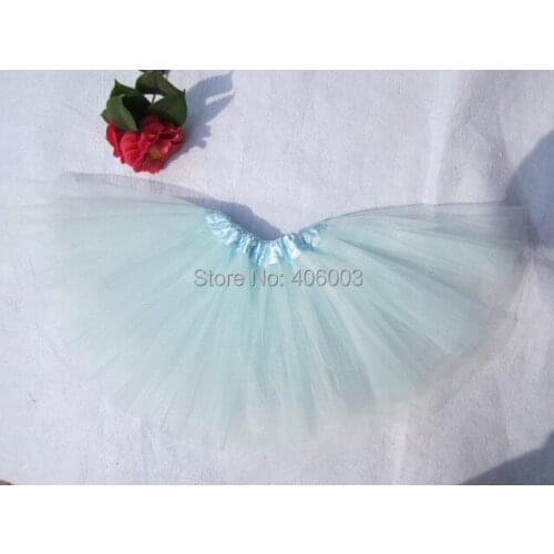 Free Shipping Light Blue Tutu Skirt Girl Ballet Skirt Tutu Wholesale