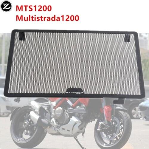 For Ducati Multistrada 1200 S 2010-2014 MTS1200 Multistrada1200 2014-2016 Motorcycle Radiator Grille Guard Cover Protector