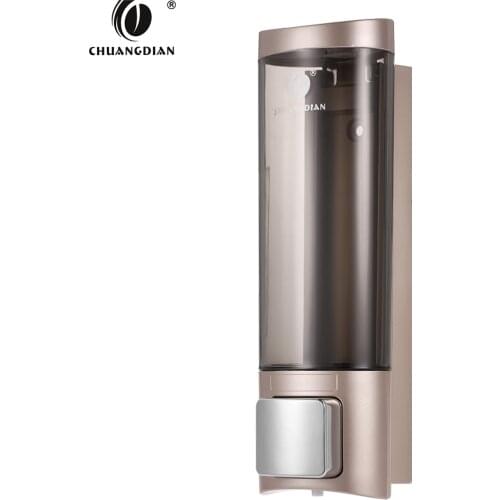 CHUANGDIAN 200ml Soap Dispenser Manual Bathroom Wall Mount Liquid Shampoo Shower Gel Dispenser Washroom Lotion Dispenser Product